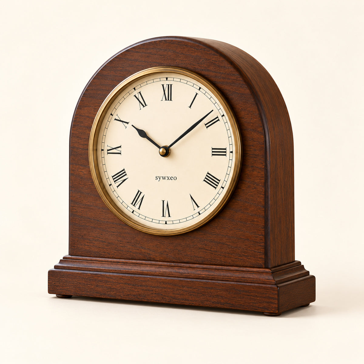 sywxeo™ Alder Arch Mantel Clock — Product view