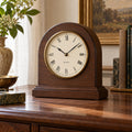 sywxeo™ Alder Arch Mantel Clock — Lifestyle scene