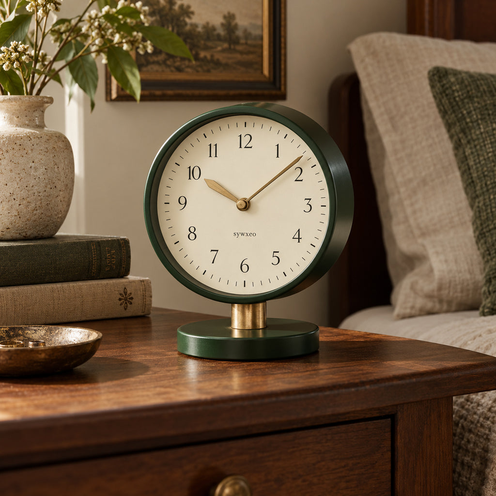 sywxeo™ Marlow Pedestal Clock — Lifestyle scene