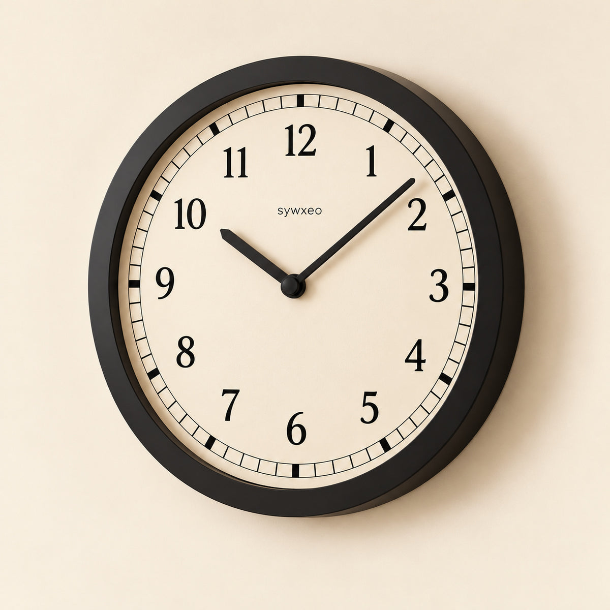 sywxeo™ Ashford Railway Wall Clock — Product view