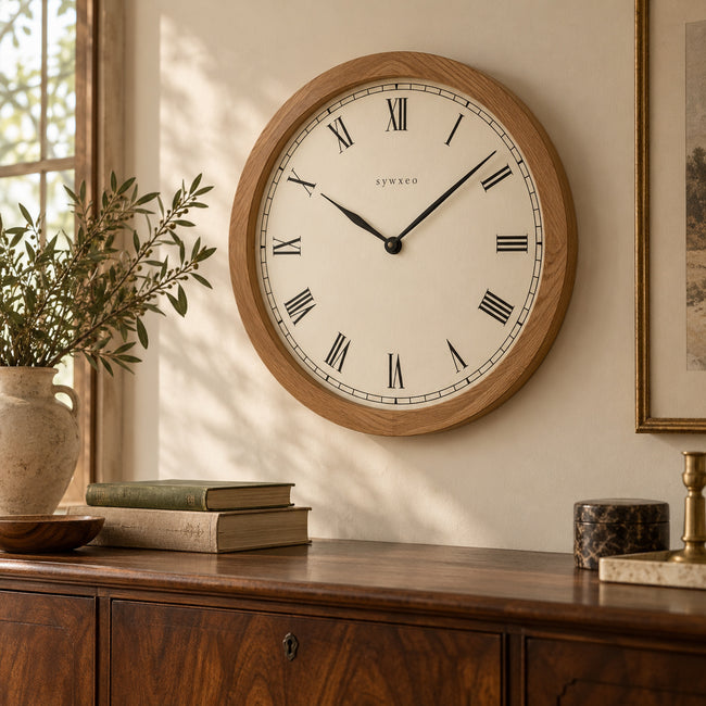 sywxeo™ Willow Oak Wall Clock
