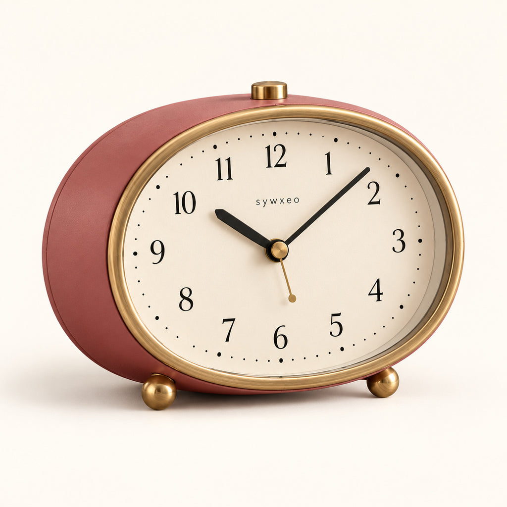 sywxeo™ Florence Oval Alarm Clock — Product view